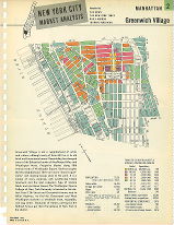 Greenwich Village 1943 map